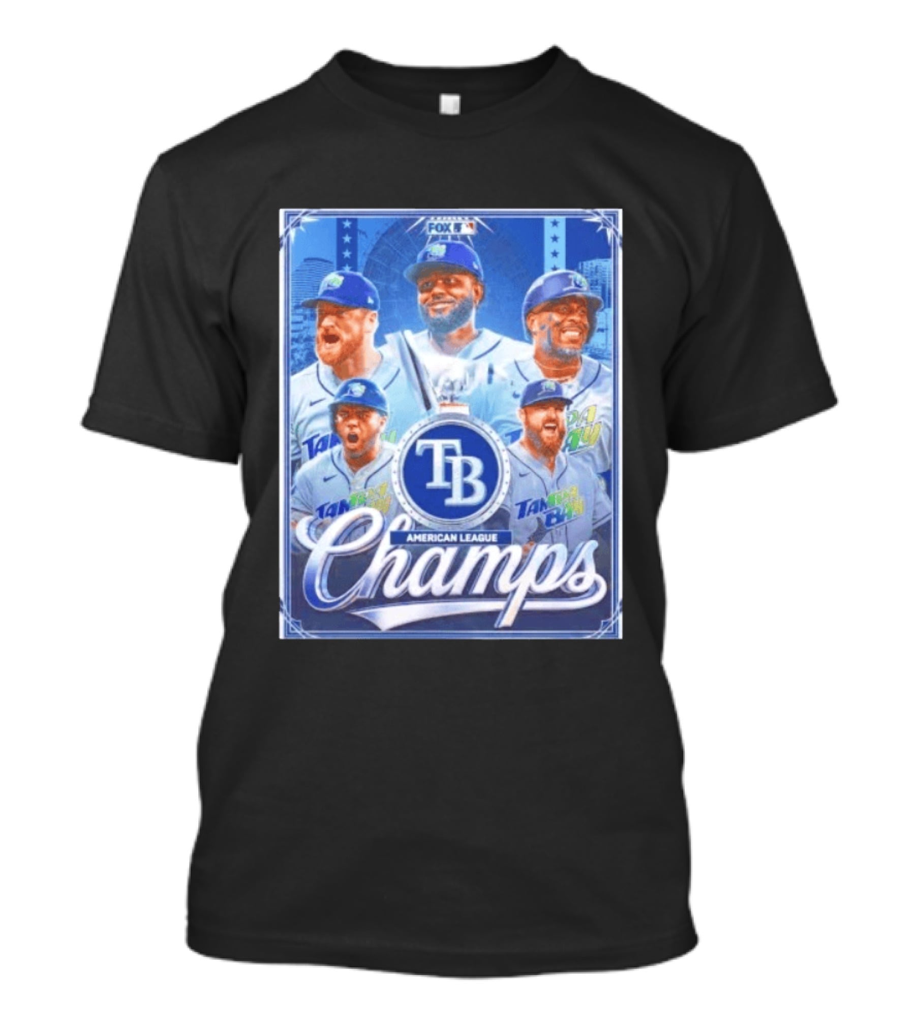 Tampa Bay Rays American League Champs Fox MLB T-Shirt