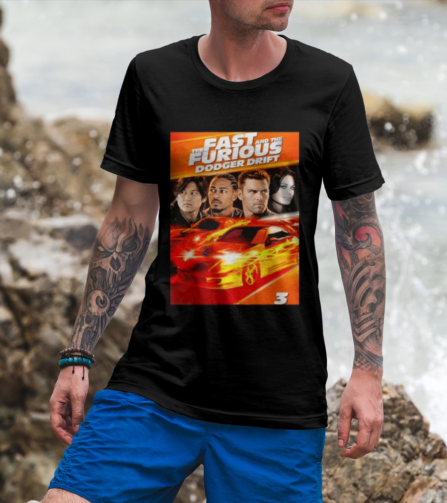The Fast And The Furious Dodger Drift 3 T-Shirt
