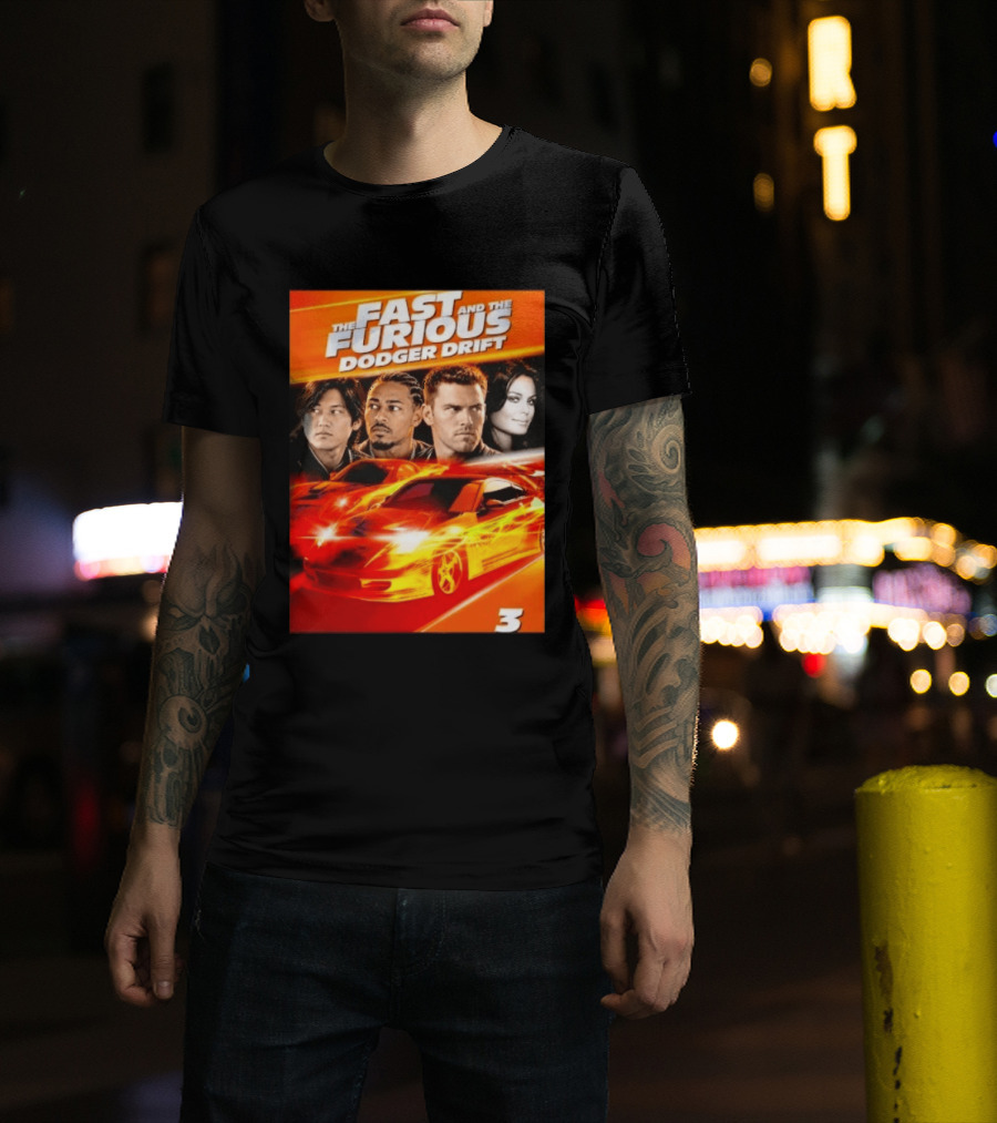 The Fast And The Furious Dodger Drift 3 T-Shirt