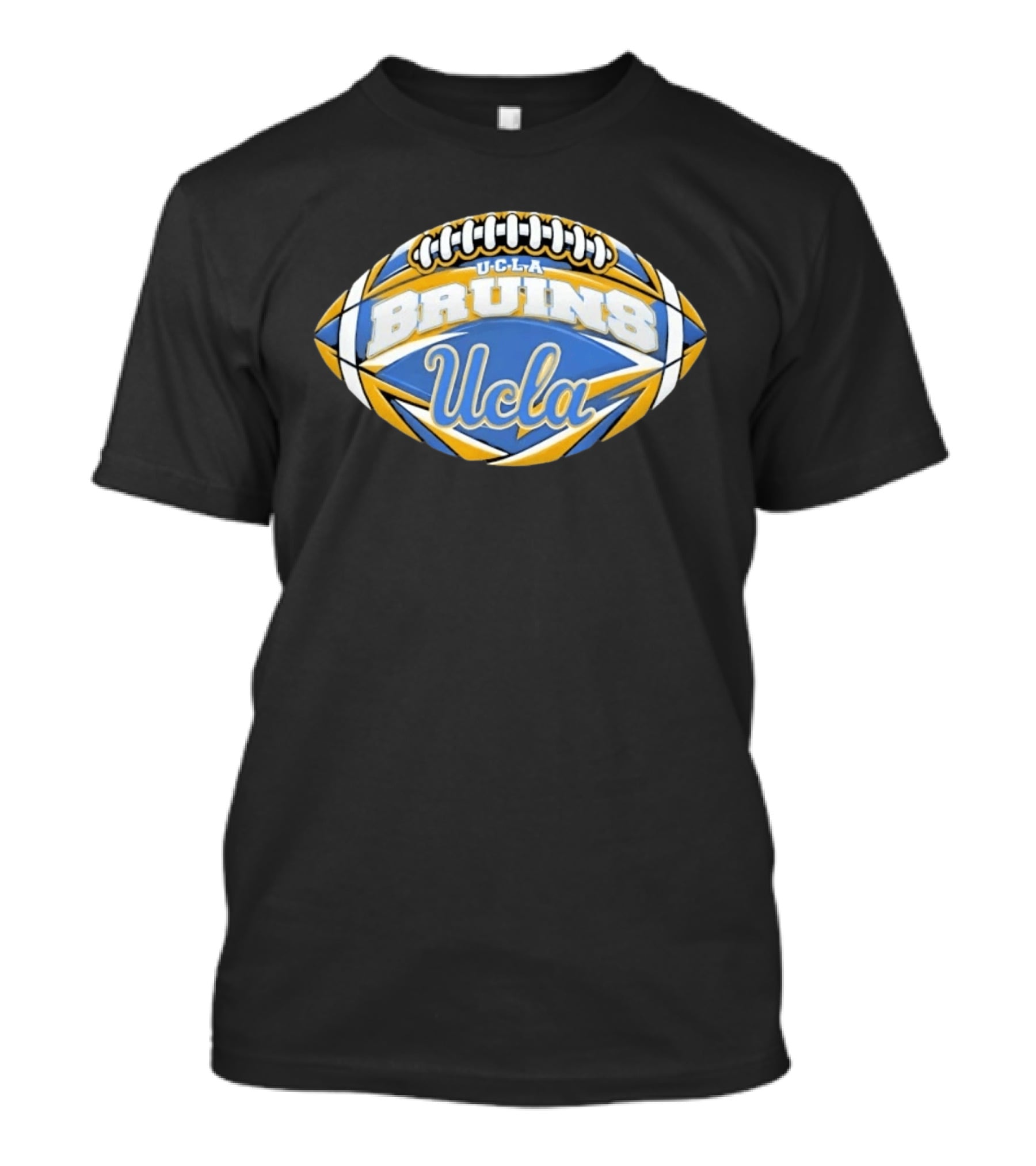 UCLA Bruins Football NCAA Oval Shape Ucla T-Shirt