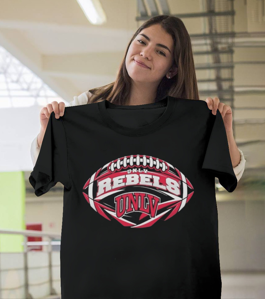 UNLV Rebels NCAA Football Oval UNLV Rebels T-Shirt