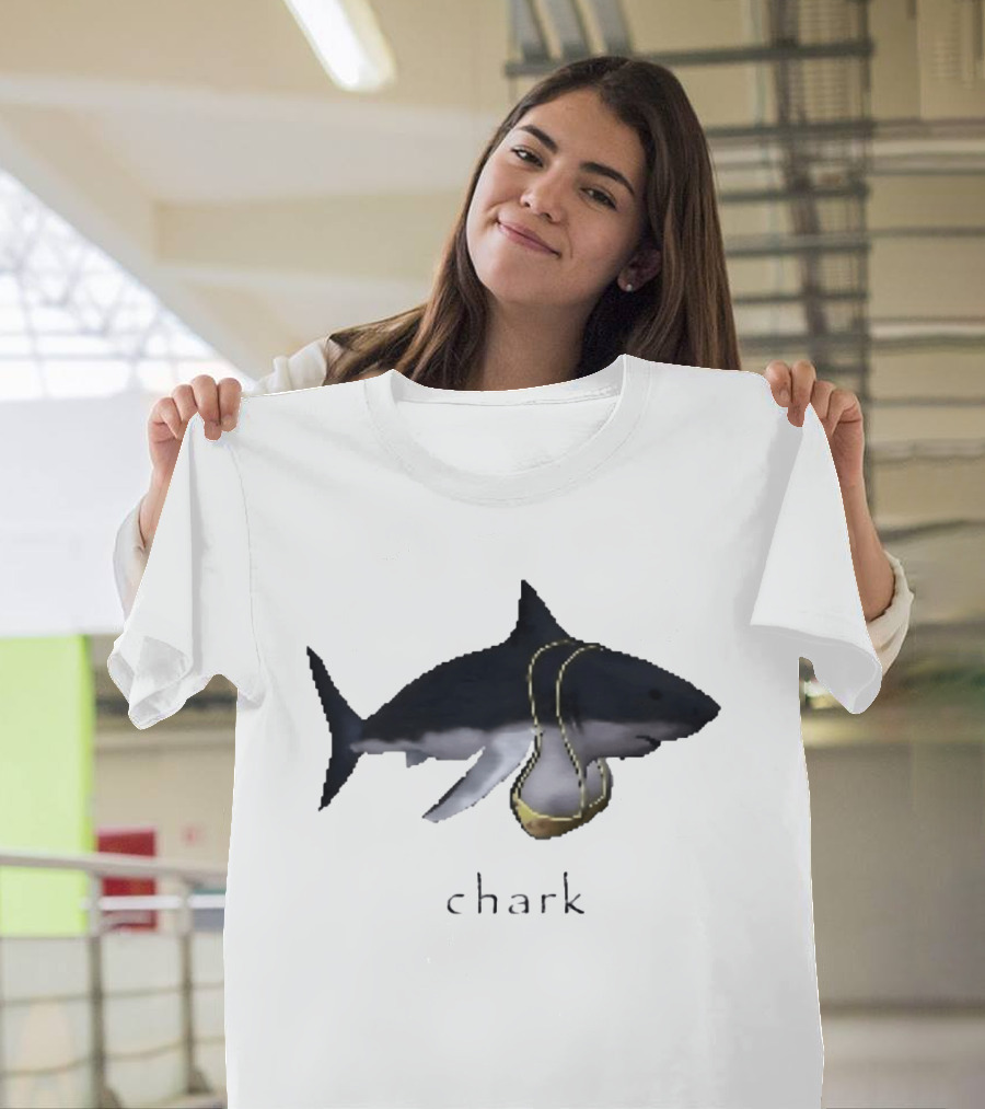 Chark Shark Bikini Humor Image T-Shirt
