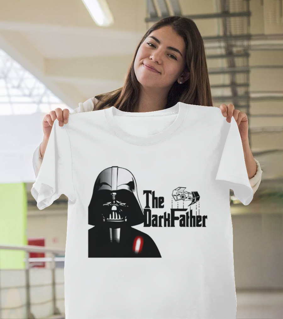 The Darth Father Star Wars Sith Lord And TIE Fighter T-Shirt