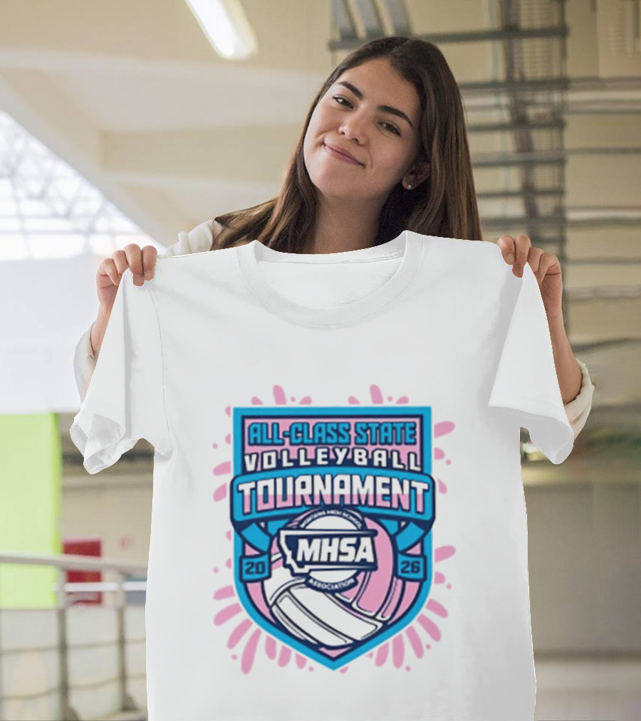 MHSA 2026 All Class State Volleyball Tournament T-Shirt