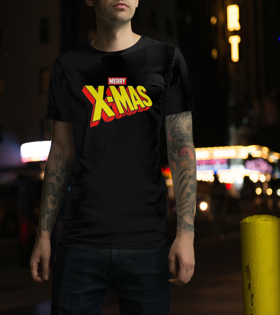 Merry X Mas Marvel Holiday T-Shirt