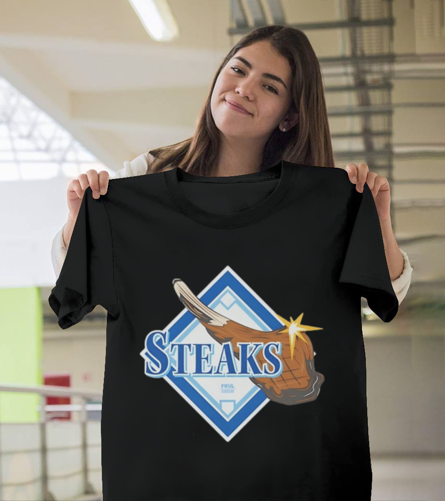Tampa Bay Rays Tomahawks Steaks Foul Territory T-Shirt