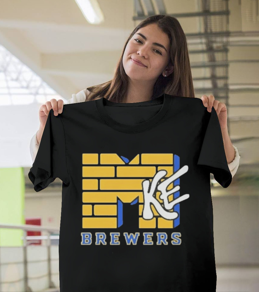 MKE Milwaukee Brewers MTV MLB Baseball T-Shirt