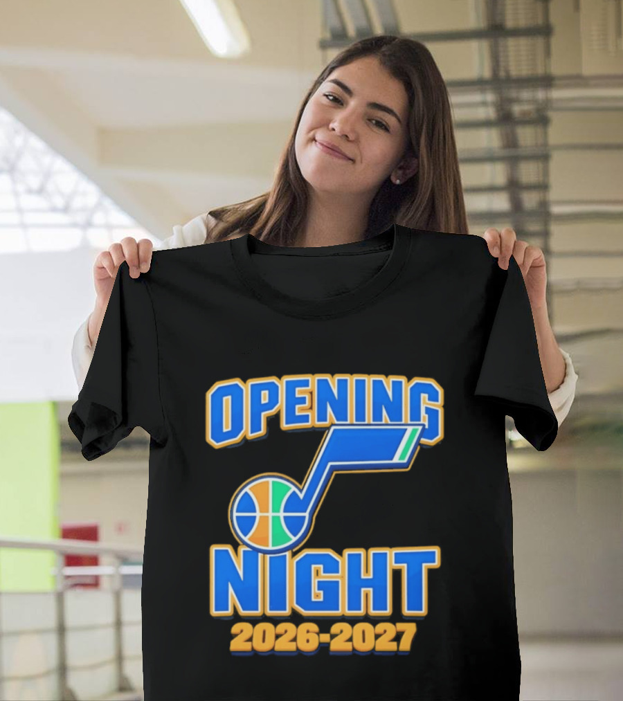 Opening Night 2026 2027 Utah Jazz Basketball Event T-Shirt