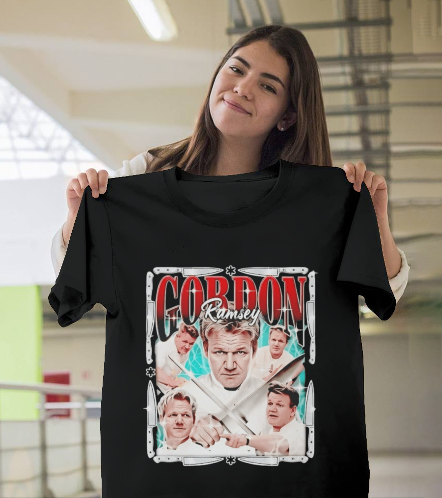 Gordon Ramsay Culinary Legend Chef Cooking Iconic Expressions T-Shirt