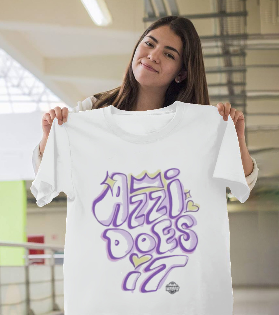 Azzi Does It WNBPA WNBA Basketball T-Shirt