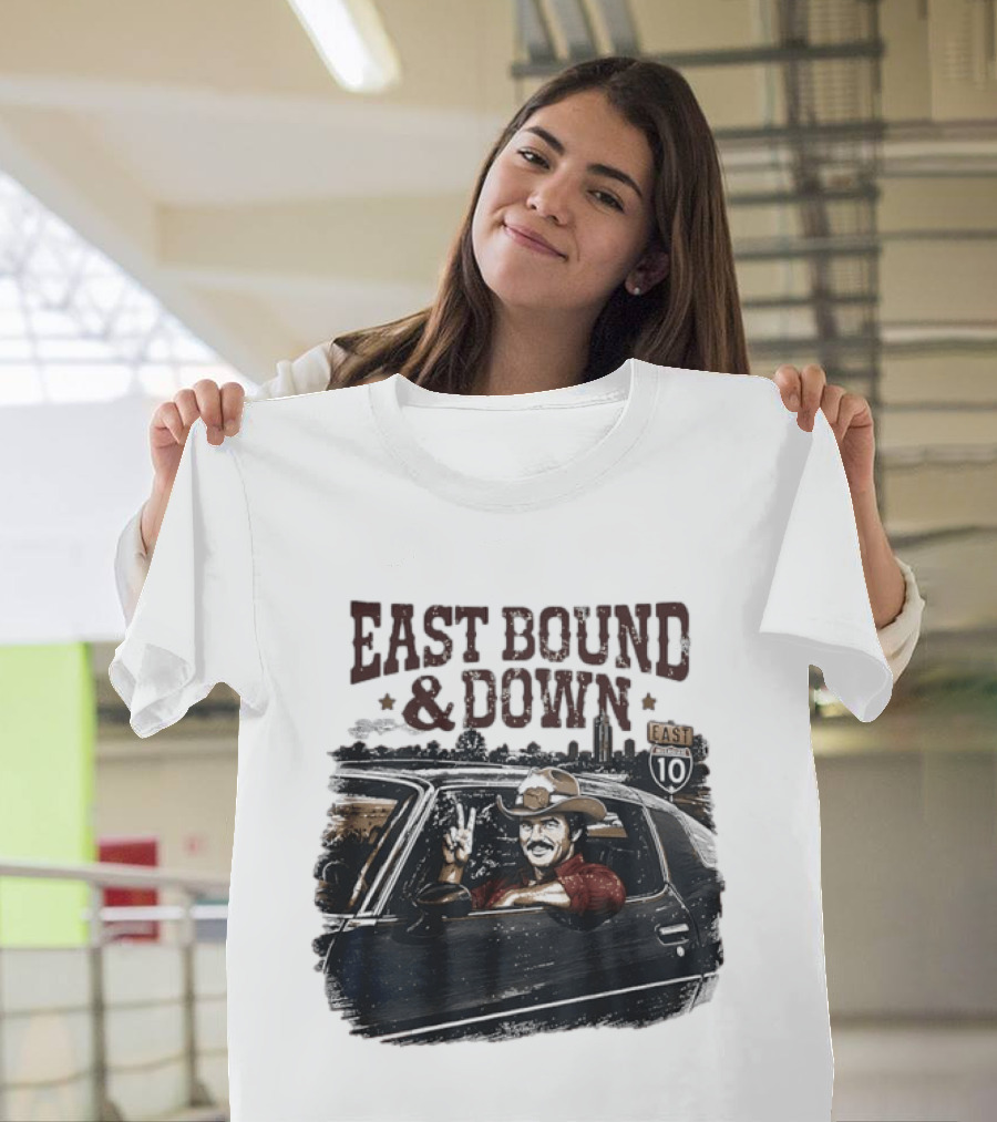Burt Reynolds East Bound & Down Tallahassee Florida Interstate 10 T-Shirt