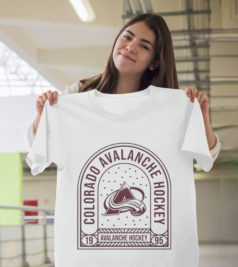 Colorado Avalanche Hockey 1995 NHL Team T-Shirt