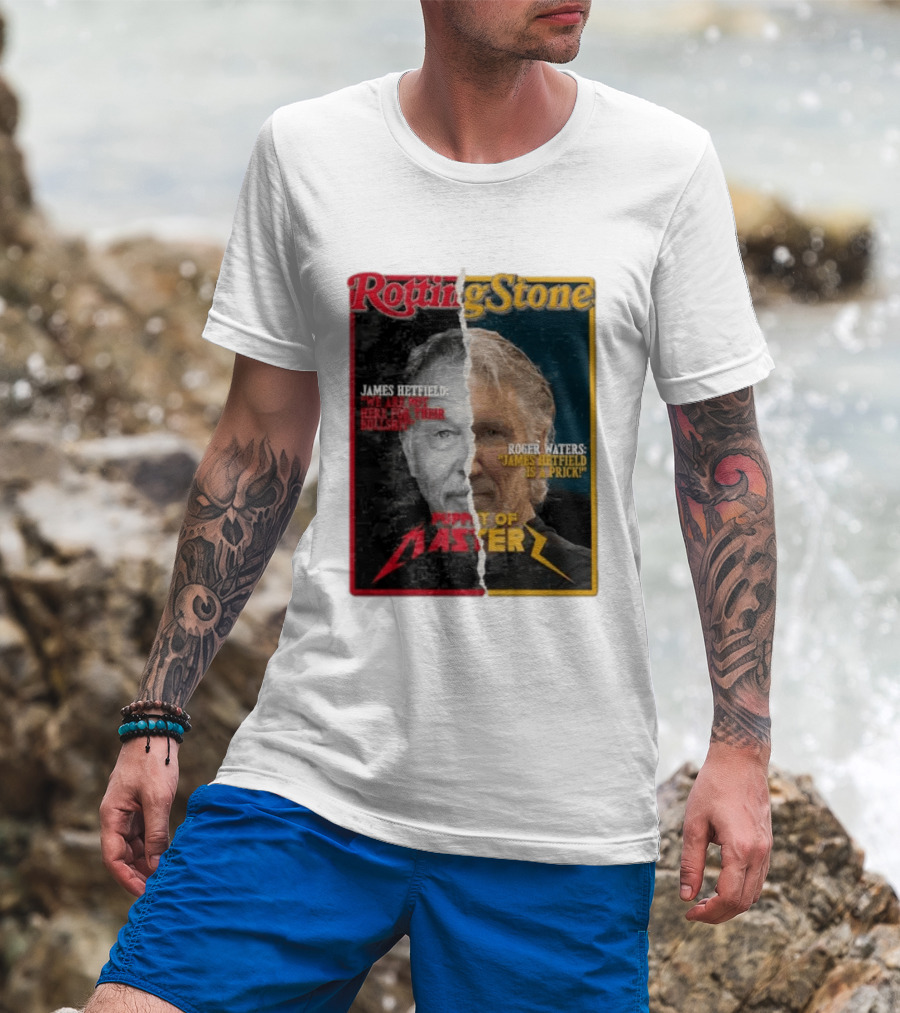 Rotting Stone James Hetfield Roger Waters Puppet Of Master T-Shirt