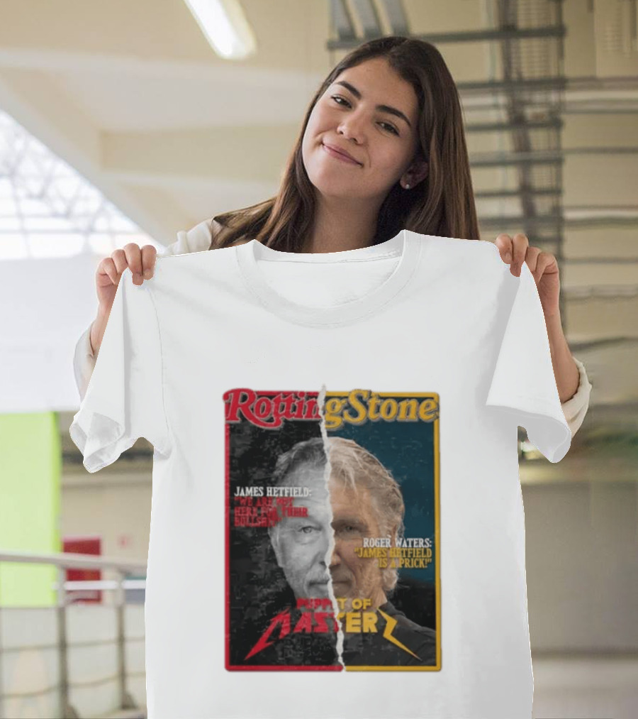 Rotting Stone James Hetfield Roger Waters Puppet Of Master T-Shirt