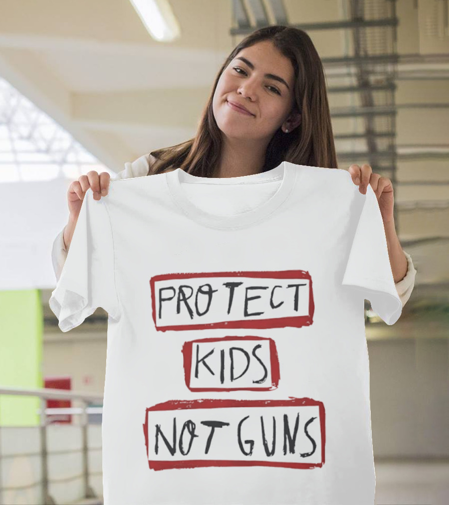 Protect Kids Not Guns Activism Social Justice T-Shirt