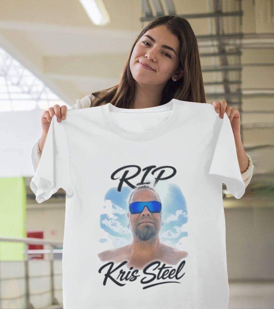 RIP Kris Steel Memorial With Sunglasses And Sky T-Shirt