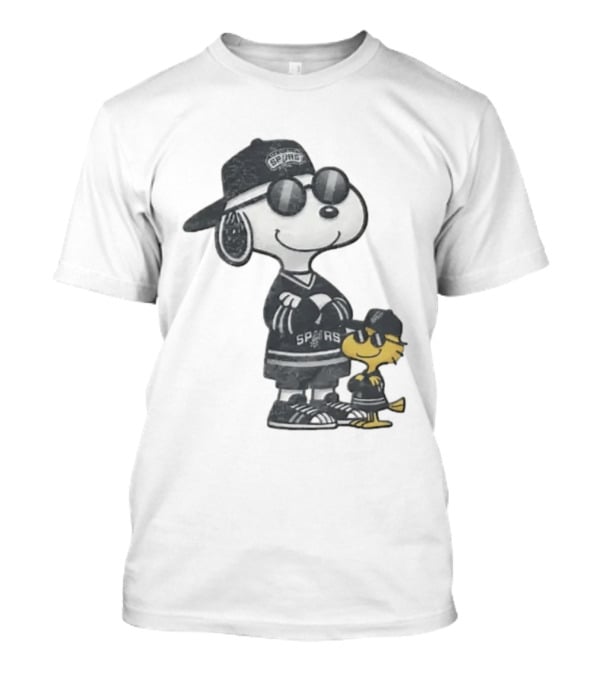 Snoopy Woodstock San Antonio Spurs NBA Fans T-Shirt