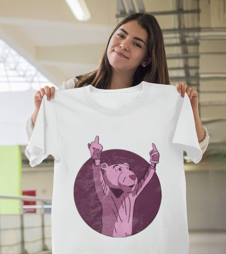 The Pink Panther Middle Finger By Lluvia T-Shirt
