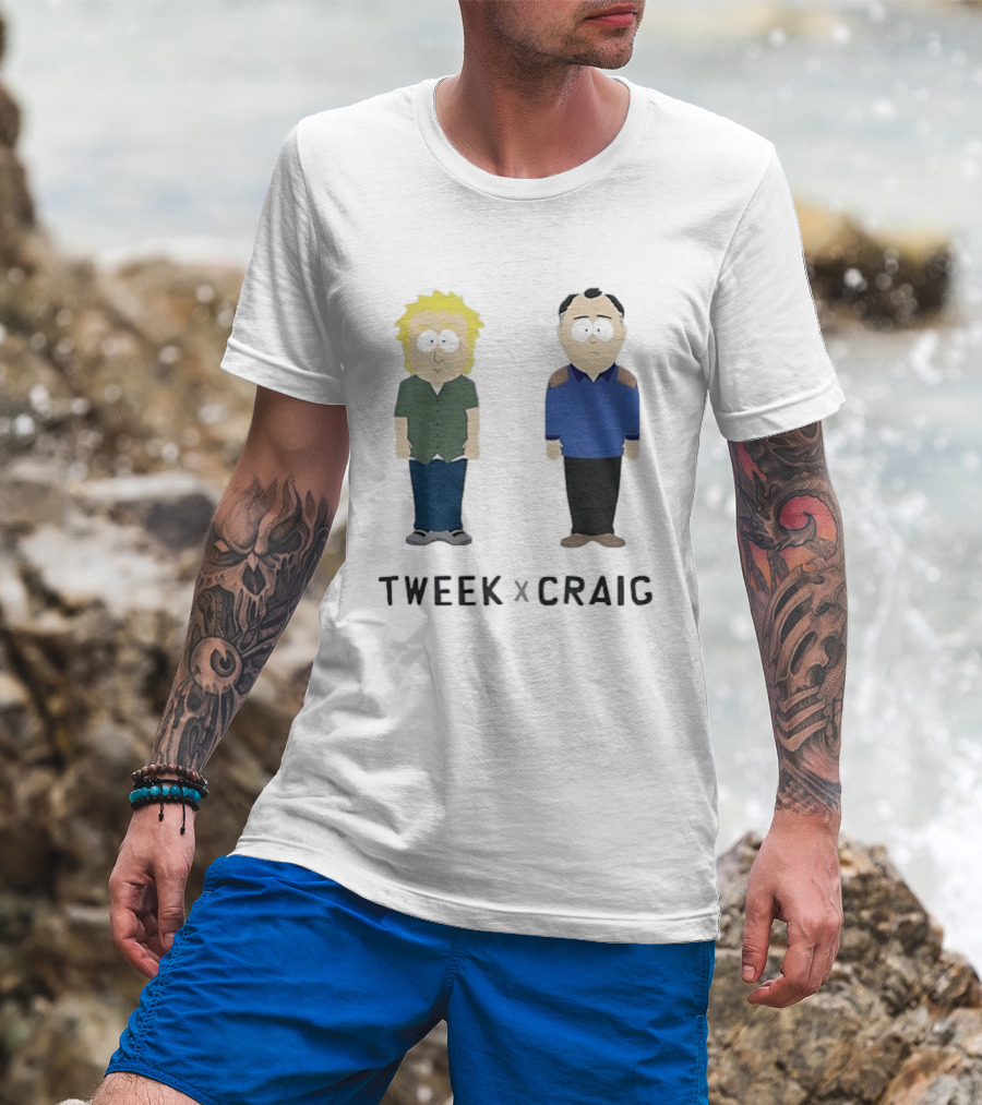 Tweek X Craig South Park Comedy Central Characters T-Shirt