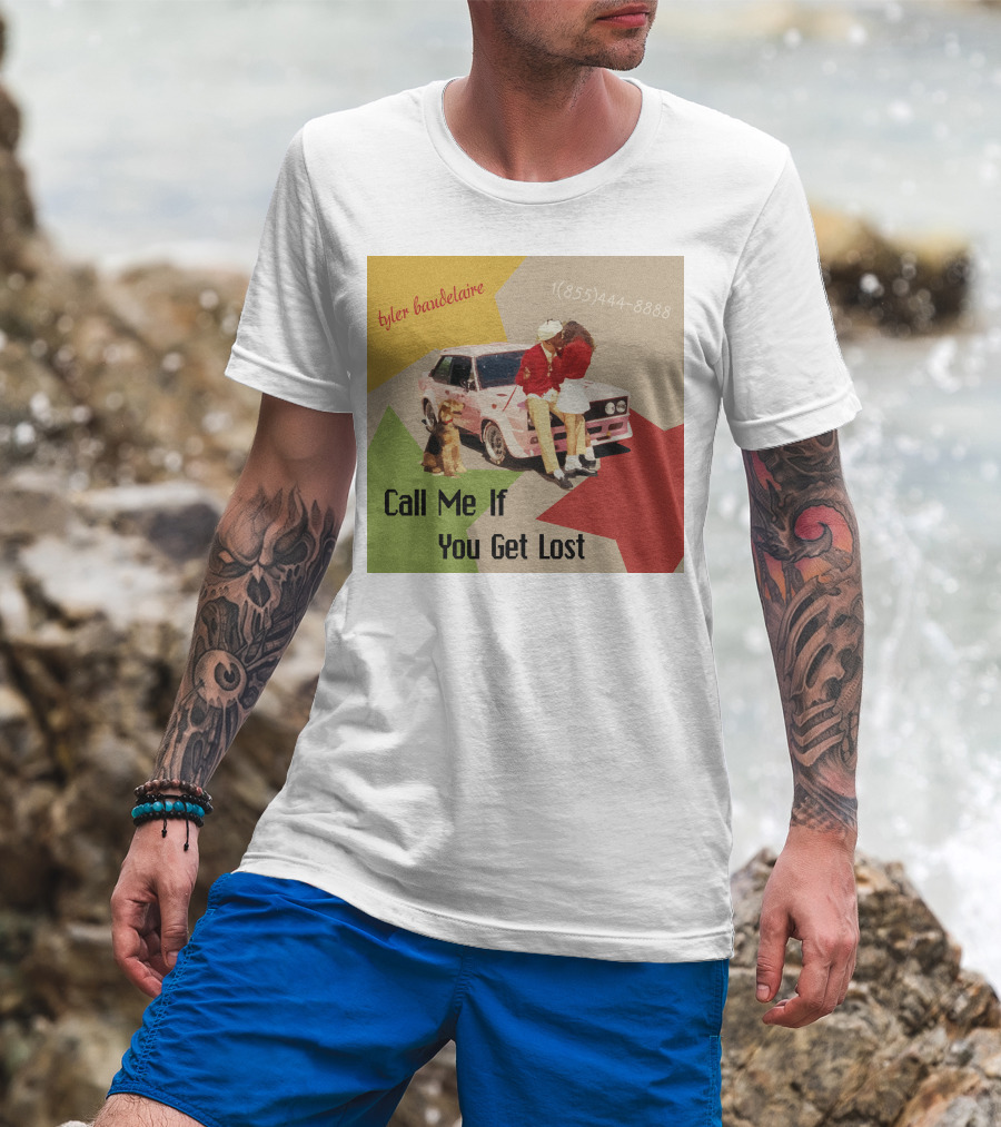 Tyler Baudelaire Call Me If You Get Lost 1(855)444-8888 T-Shirt