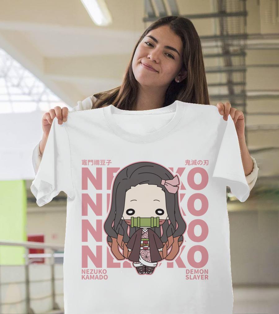 Nezuko Kamado Kimetsu No Yaiba Demon Slayer Nezuko T-Shirt
