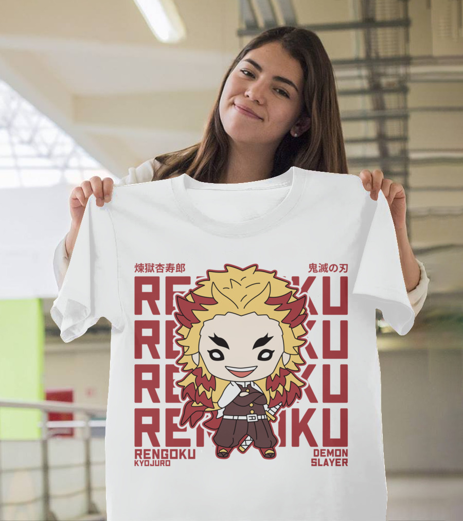 Rengoku Kyojuro Kimetsu No Yaiba Demon Slayer T-Shirt