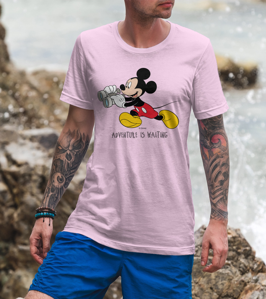 Disney Mickey Mouse Adventure Is Waiting T-Shirt
