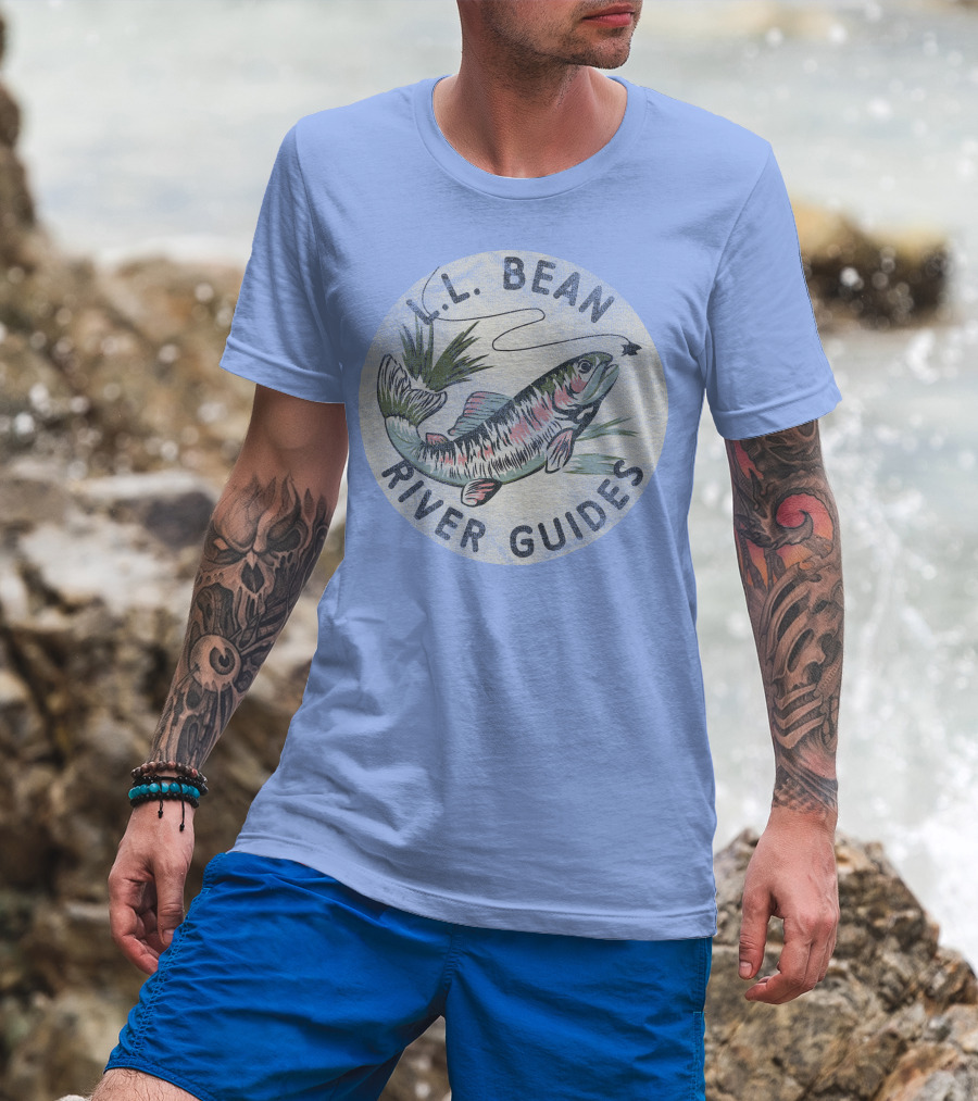 L.L. Bean River Guides Fishing T-Shirt