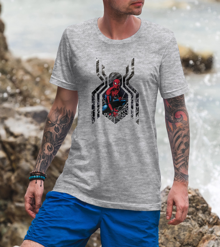 Spider-Man Web Symbol Marvel Comics Hero T-Shirt