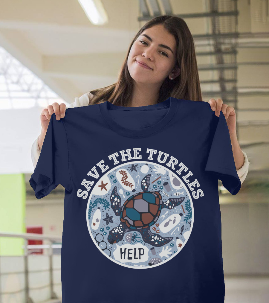 Save The Turtles Help Ocean Animal Rescue Campaign T-Shirt
