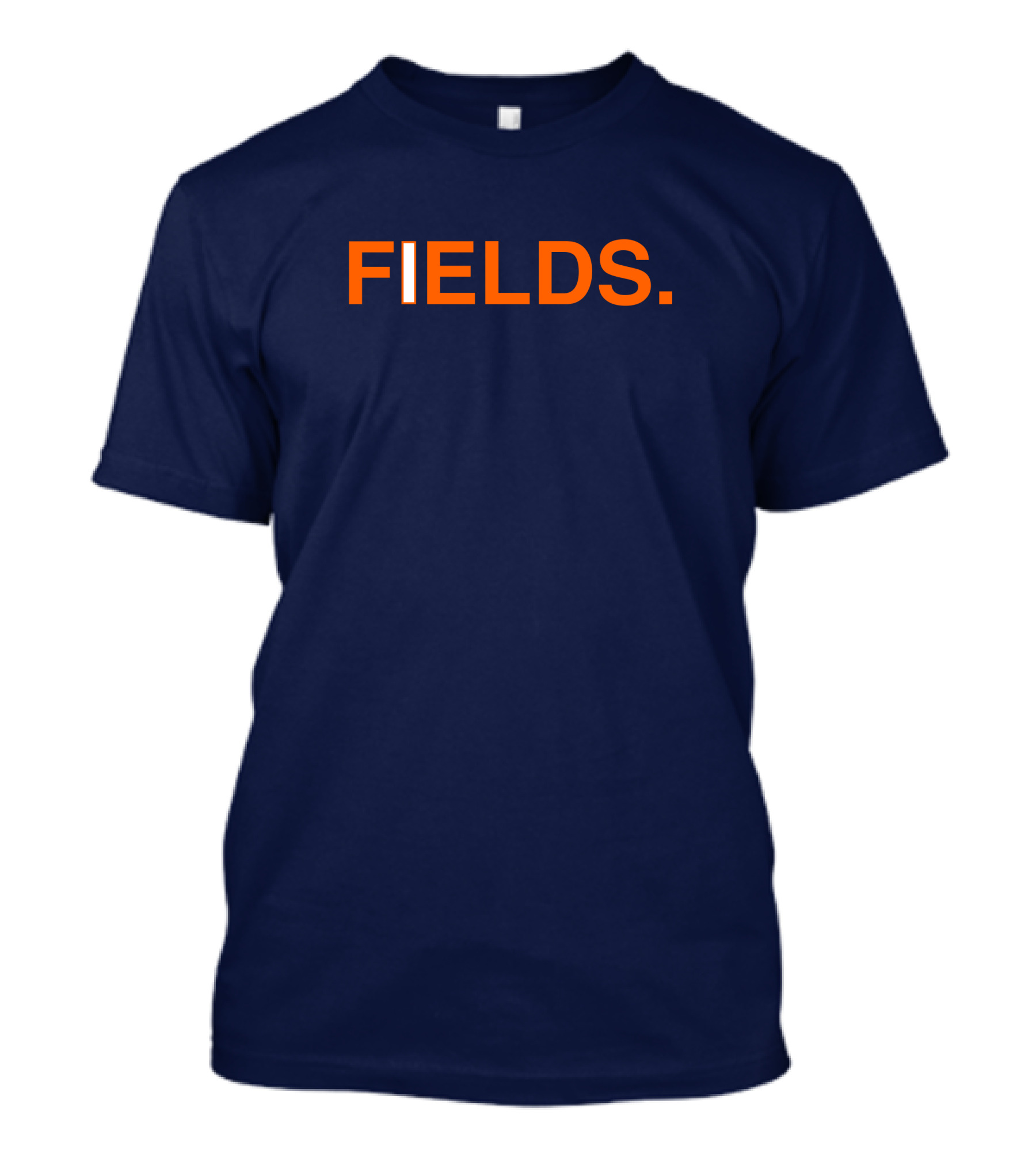 FIELDS Obvious Fields Bold Text Navy Blue T-Shirt