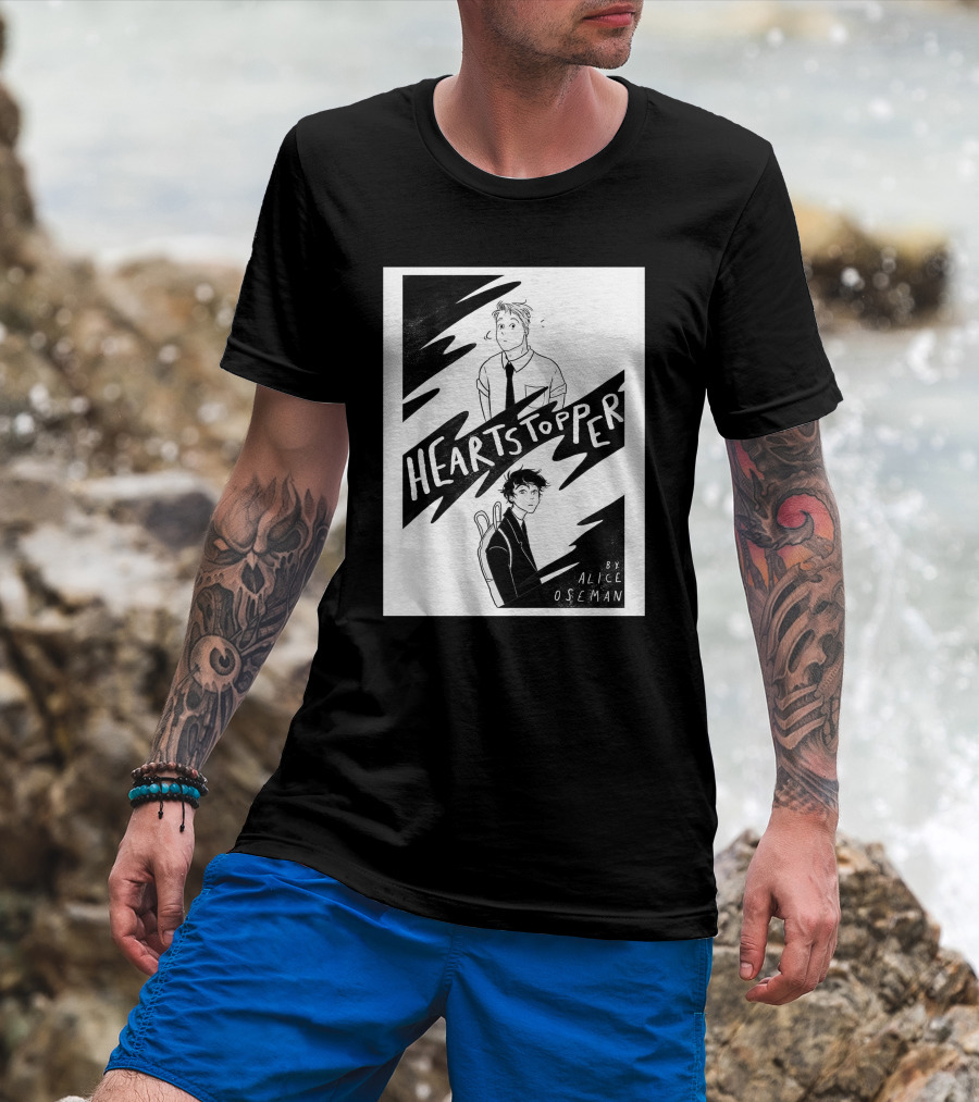 Heartstopper By Alice Oseman Solitaire Co UK Frances Janvi3r Graphic Novel Cover T-Shirt