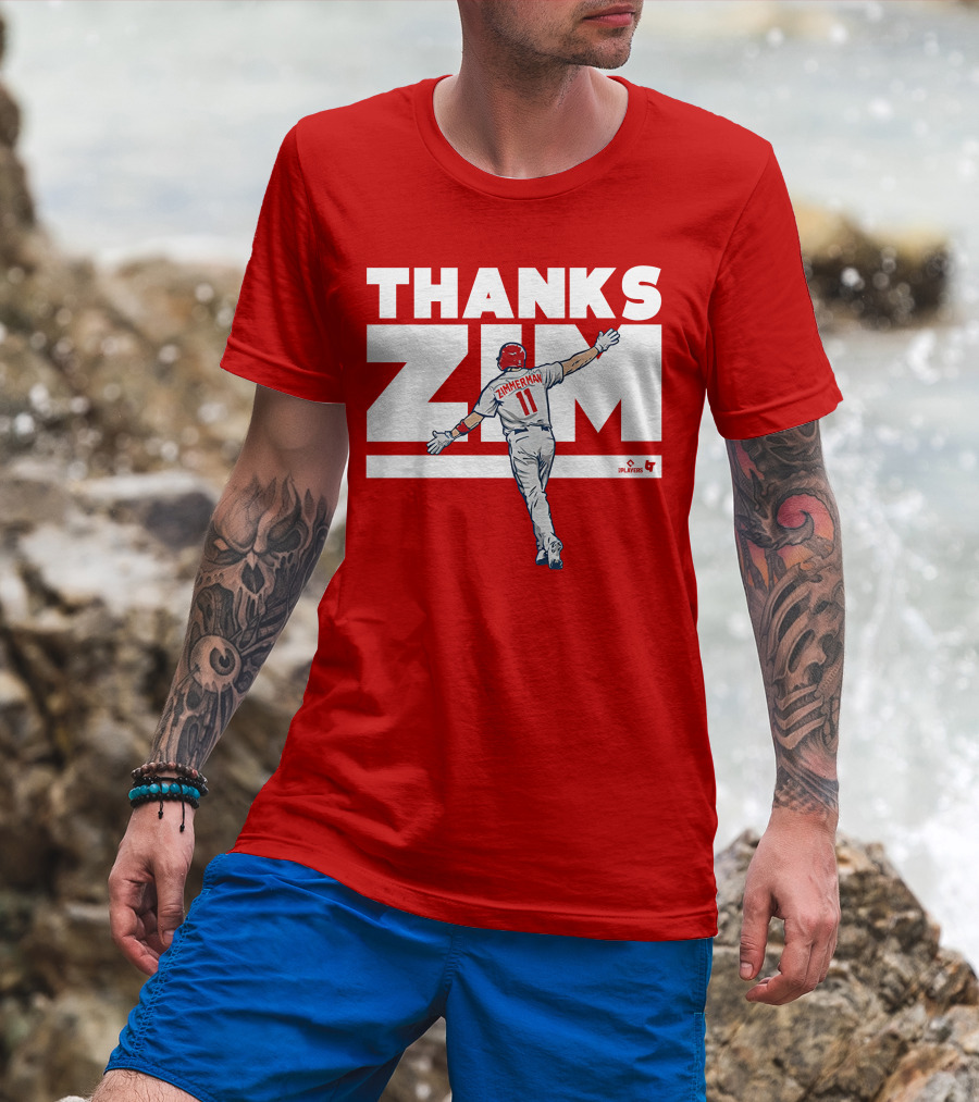 Ryan Zimmerman Thanks Zim Washington Nationals Fans Players Association T-Shirt