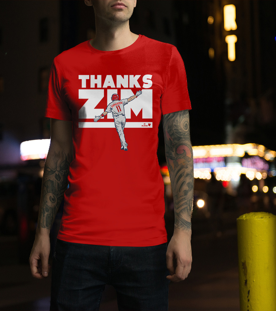 Ryan Zimmerman Thanks Zim Washington Nationals Fans Players Association T-Shirt