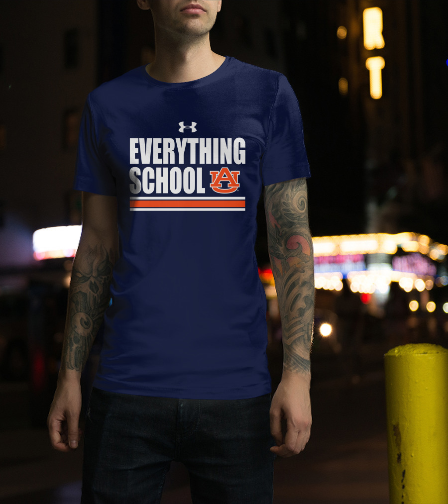 Everything School Auburn Football Under Armour Jarquez Hunter Derick Hall T-Shirt