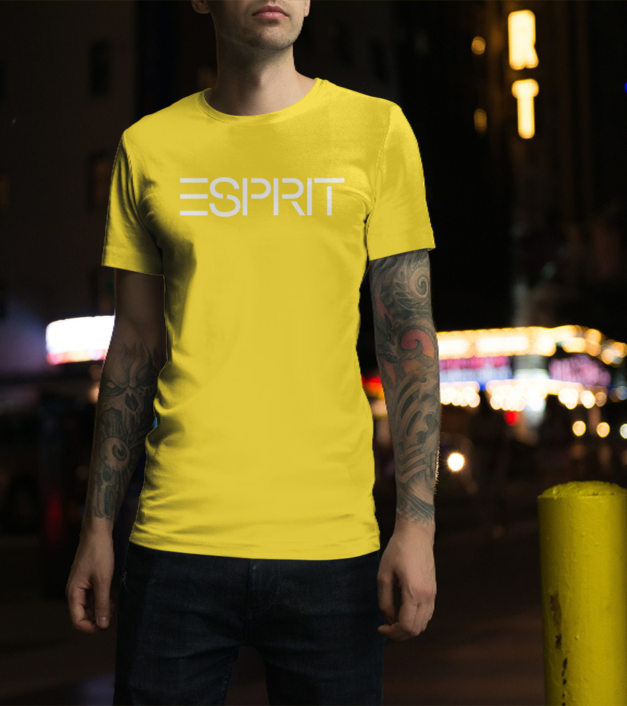 Hbx Store Merch Esprit Yellow Background T-Shirt