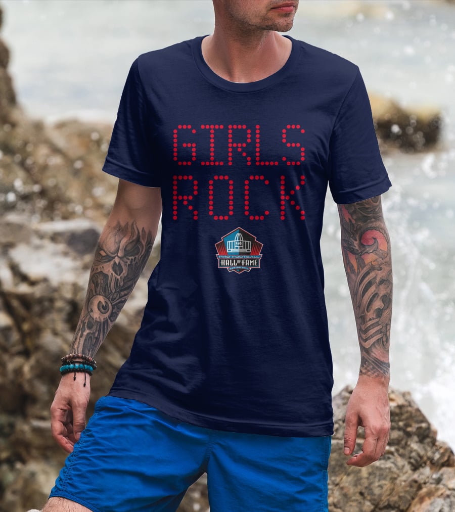 Pro Football Hall Of Fame Girls Rock Youth Merch T-Shirt