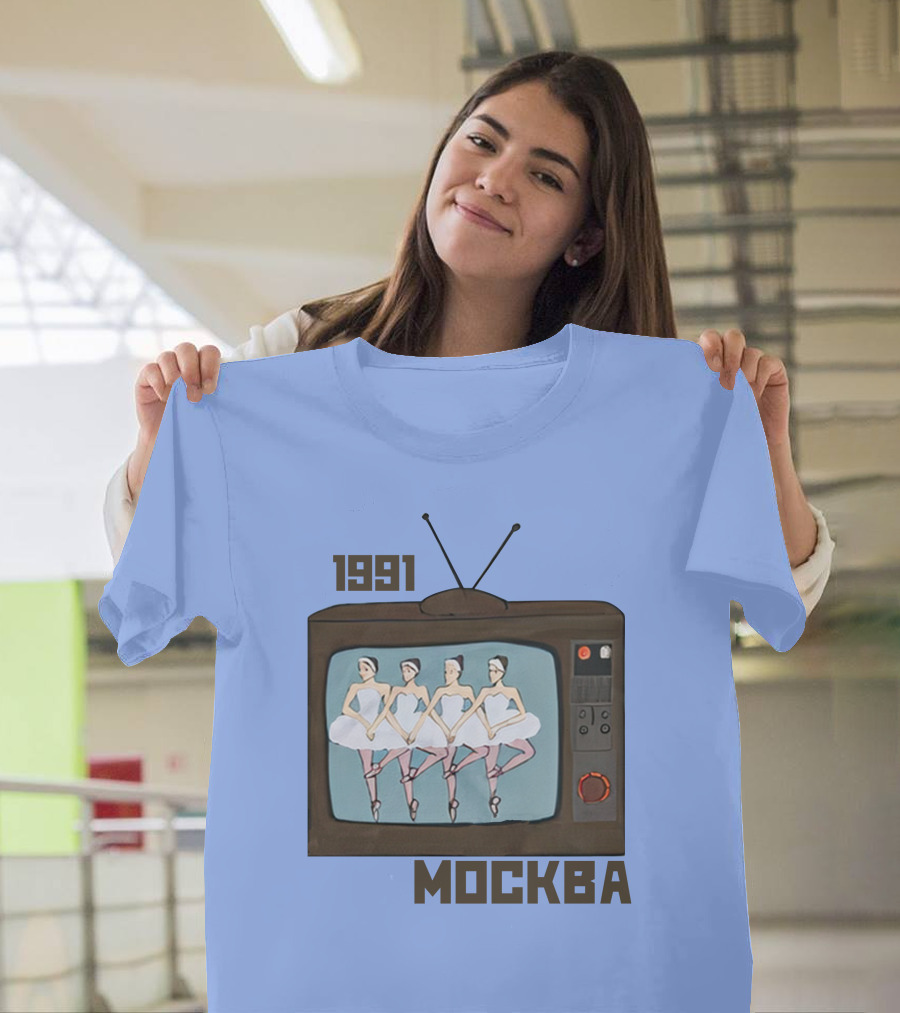 1991 Mockba Soviet TV Ballet Stratonaut Shop T-Shirt