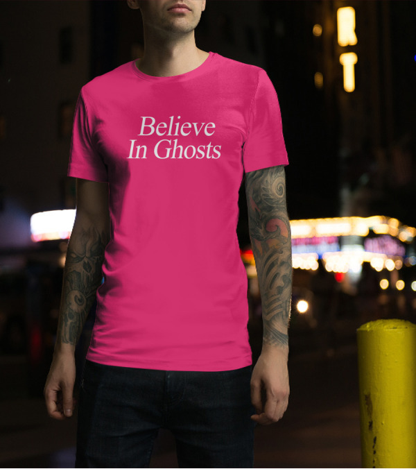 Lonely Ghost Believe In Ghosts T-Shirt