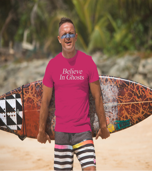 Lonely Ghost Believe In Ghosts T-Shirt