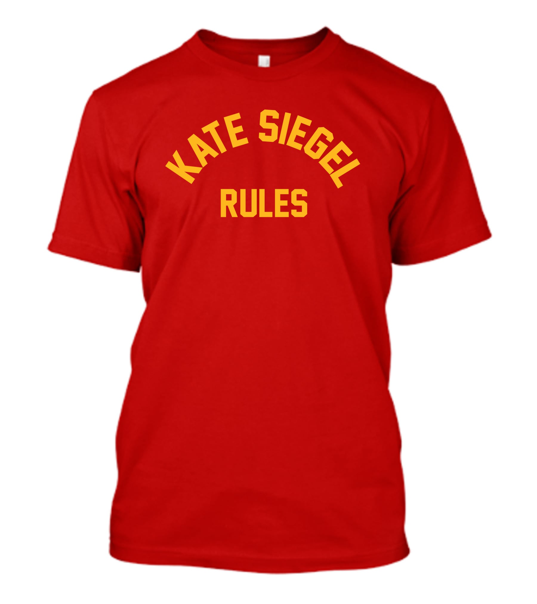 KATE SIEGEL RULES Text T-Shirt