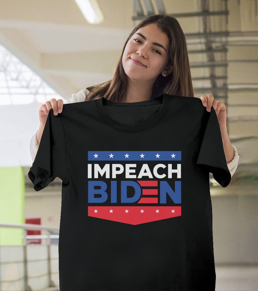 Drinkin Bros Merch Impeach Biden T-Shirt