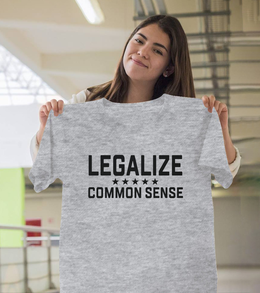 Hodgetwins Merch Legalize Common Sense Stars T-Shirt