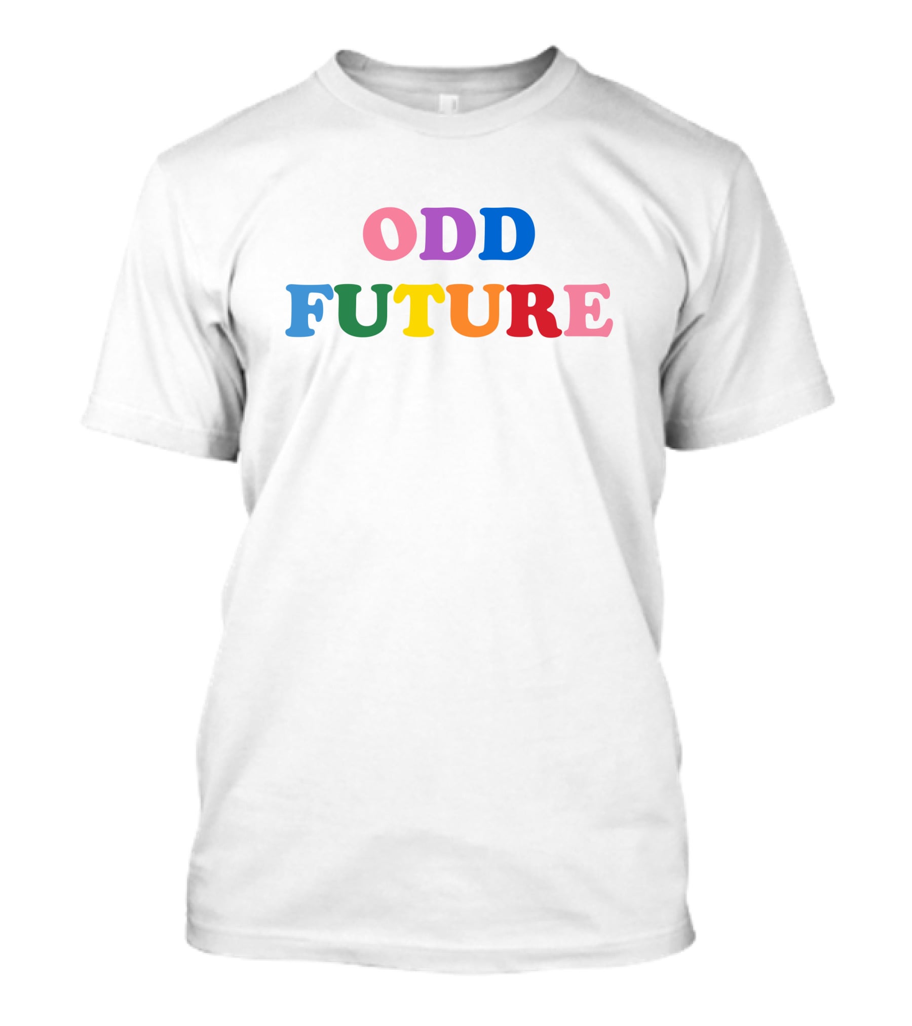 Odd Future Merch Odd Future Rainbow Logo Text Series T-Shirt