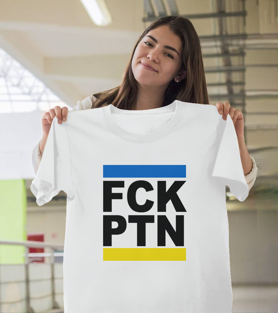 FCK PTN Blue Yellow Stripes T-Shirt