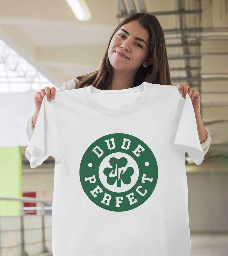 Dude Perfect Clover Logo Luck Merchandise T-Shirt