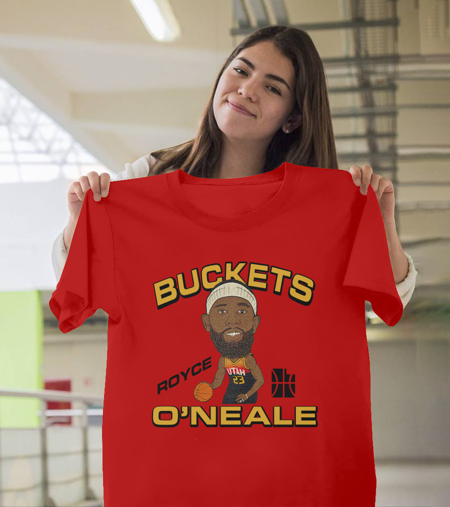 Buckets O'Neale Royce Utah Jazz Team Homage Merch T-Shirt