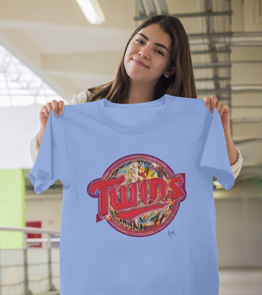Twins Jimmy Longoria Local Artist Minnesota Baseball T-Shirt