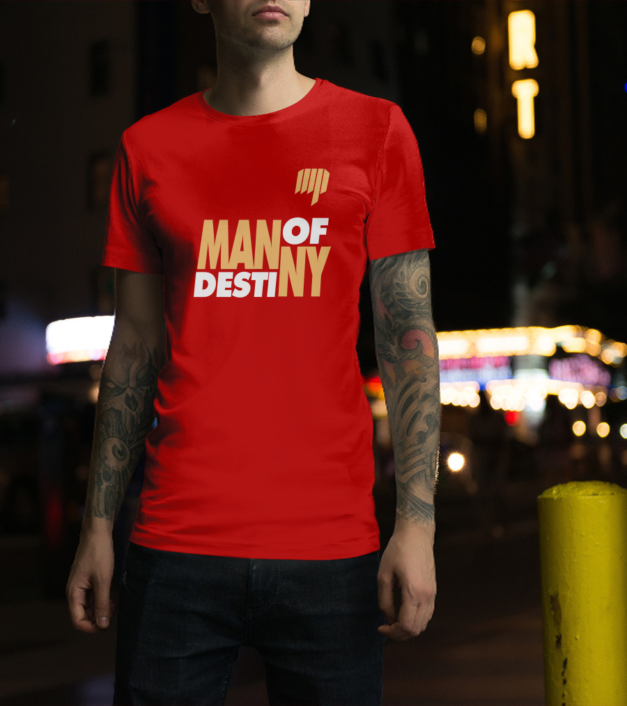 Manny Pacquiao Man Of Destiny Boxingnewsed T-Shirt