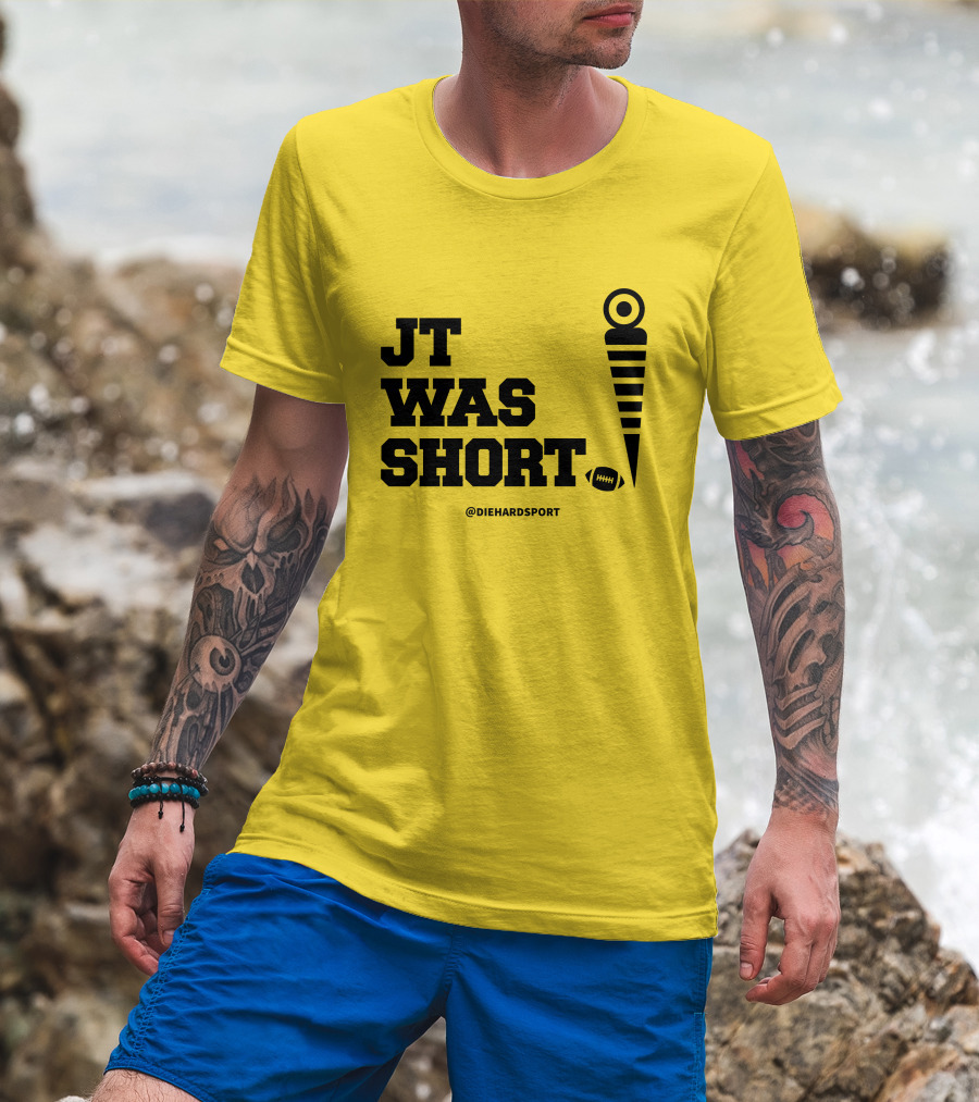 JT Was Short @DiehardSport Football Marker T-Shirt